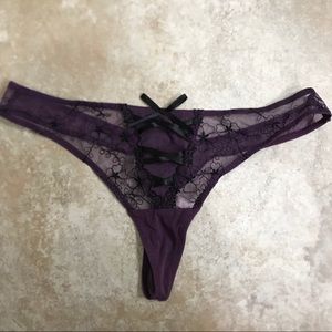 Purple Thong by Frederick’s Of Hollywood